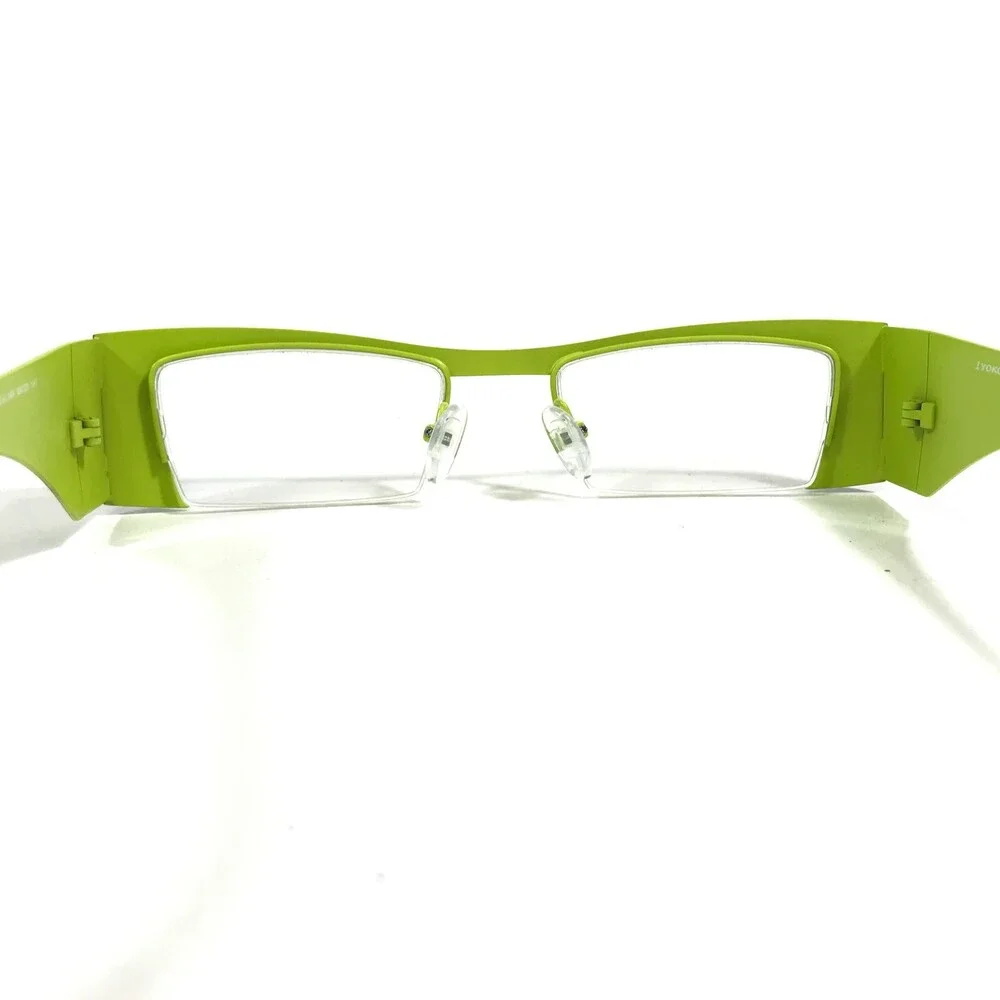 Iyoko-Inyake Eyeglasses Frames IY579 Col.149 Blue Green Cat Eye Square 49-20-140